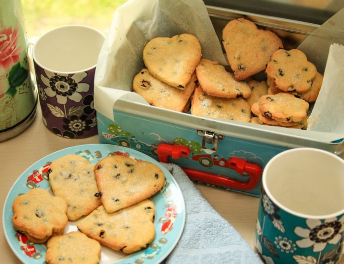 Shrewsbury Biscuits Recipe - Fresh baked batch of Shrewsbury Biscuits.