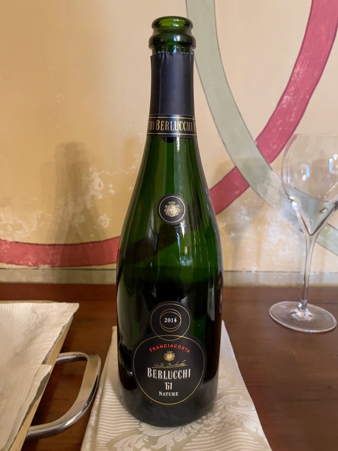 franciacorta wine bottle