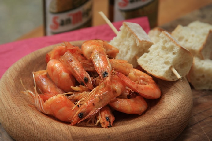 Gambas al aioli tapas recipe