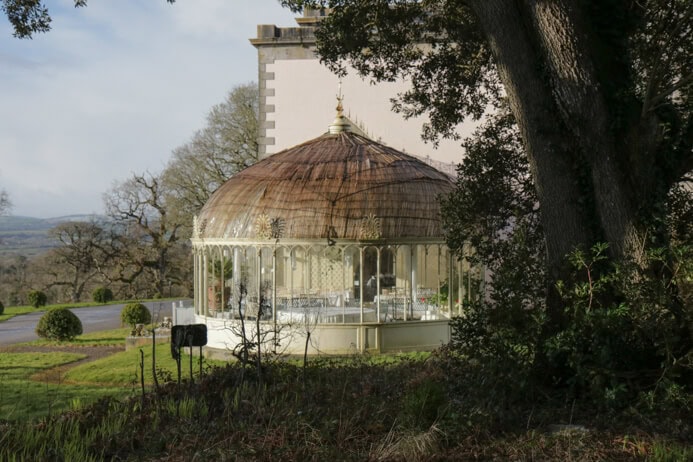 Longueville House Cork review - this is a stunning four-star heritage-listed Georgian property in Mallow Co. Cork in Ireland. This is the Turner conservatory.