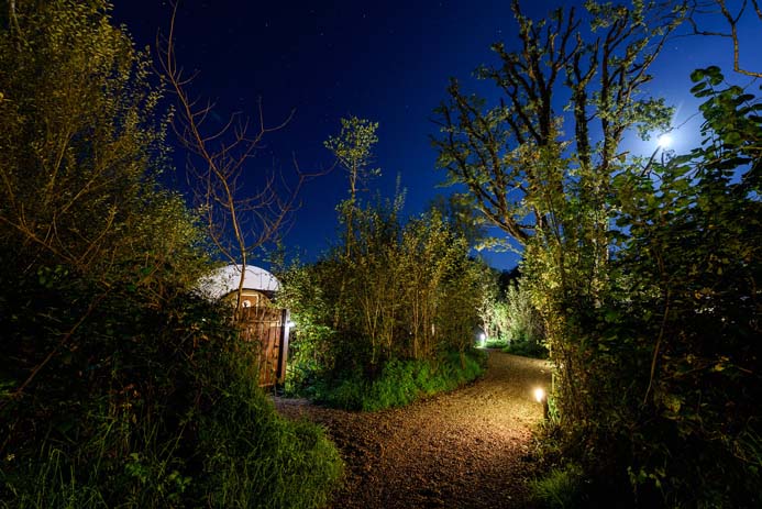 Finn Lough Bubble Domes in County Fermanagh Northern Ireland