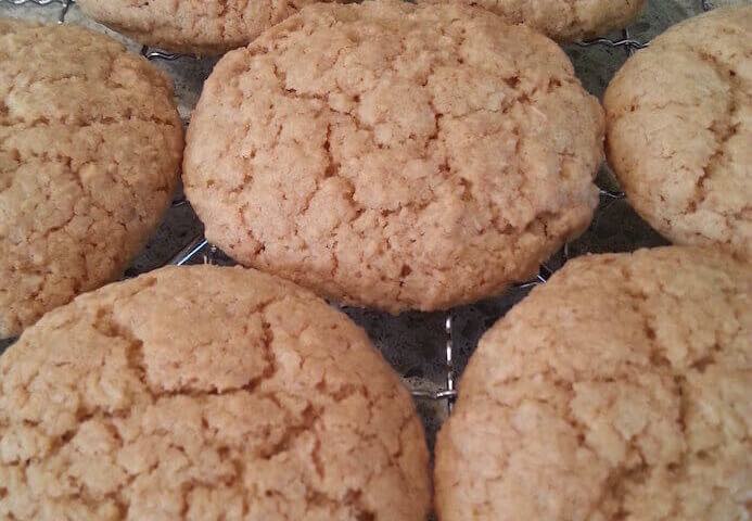 big batch of crunchy coconut cookies recipe