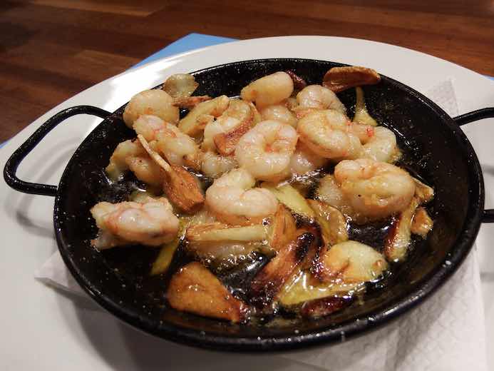 Gambas al Aioli tapas recipe