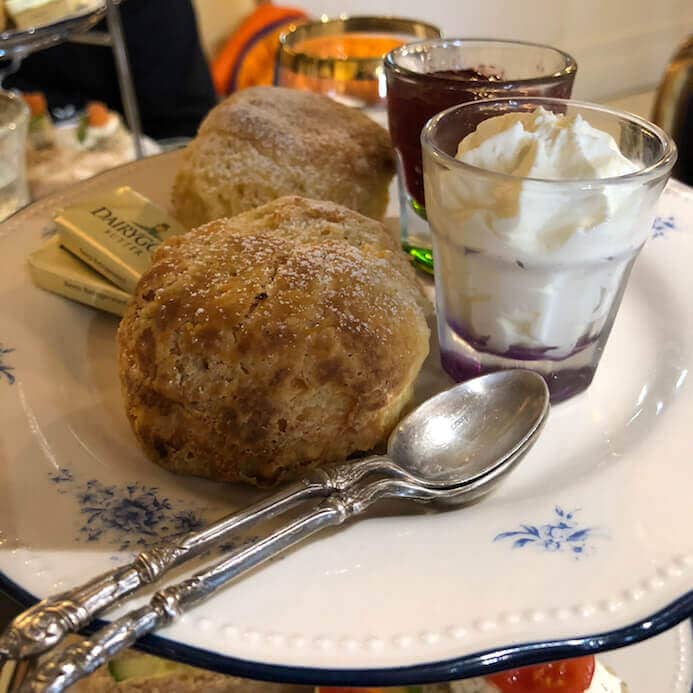 Cafe Townhouse Doneraile review afternoon tea scones, cream and jam