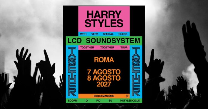 Harry Styles a Roma nel 2027: due concerti al Circo Massimo