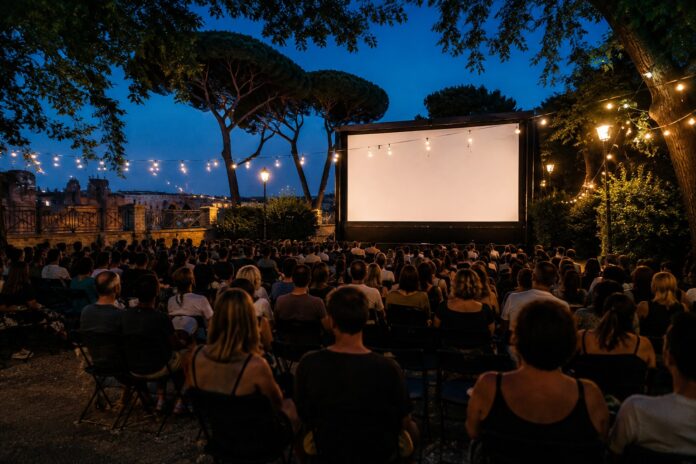 Cinema all’aperto gratuito a Roma in estate