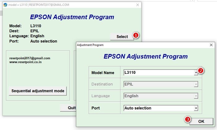 How to Reset Epson L3110 With Resetter V2 5 How to Reset Epson L3110 With Resetter V2 - 3