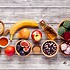 Products for healthy bowel. Natural food for gut.