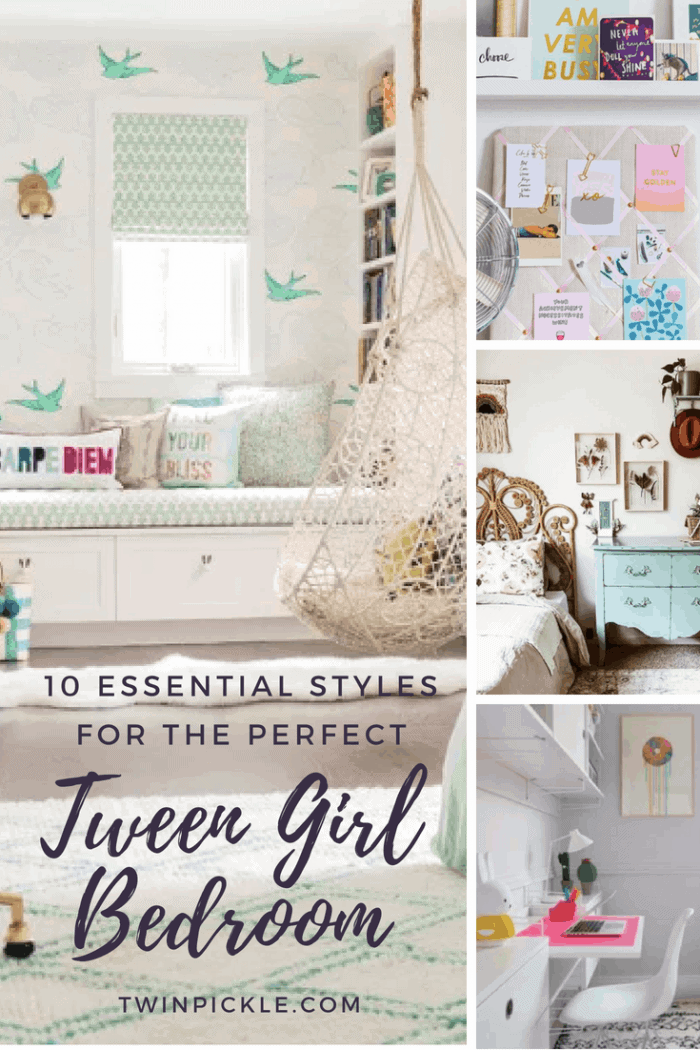 10 Essential Styles for the Perfect Tween Girl Bedroom Pin