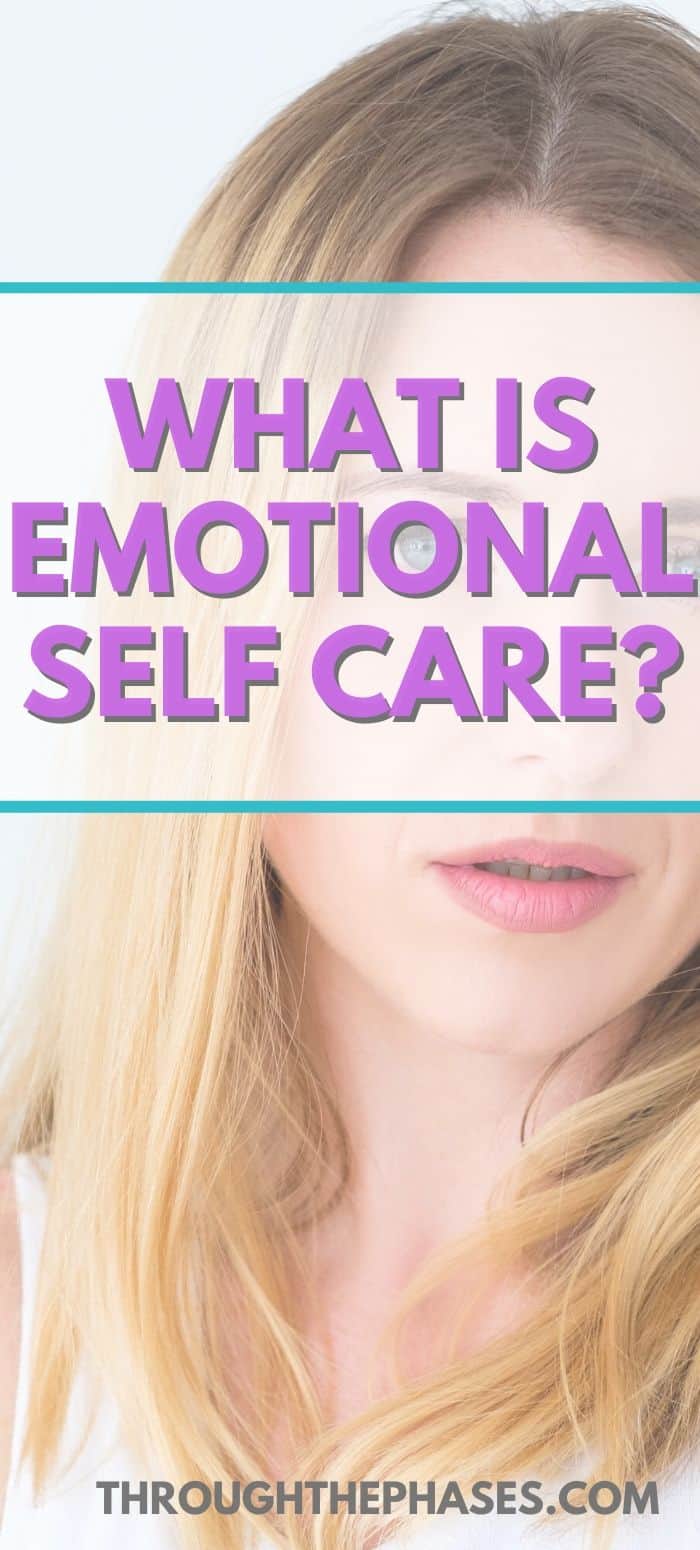 what is emotional self care