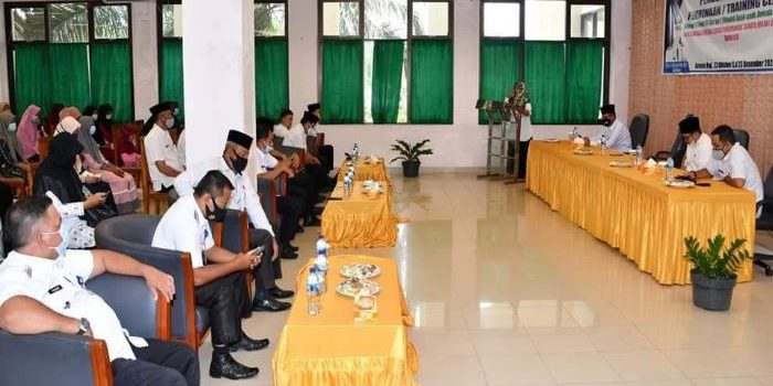 suasana pembukaan Pembinaan Training Center Tilawah Al-Qur'an 2020