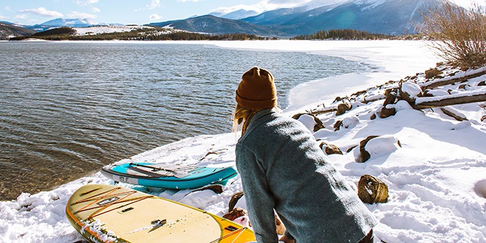 Inflatable paddle boards can withstand all kinds of elements, waters, and even getting run over.