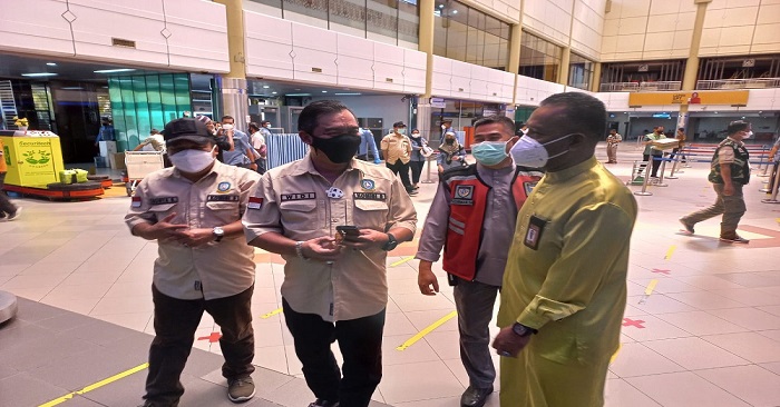 Ketua Komisi III DPRD Kepri, Widiastadi Bersama Anggota Usai Sidak di Bandara Hang Nadim Batam