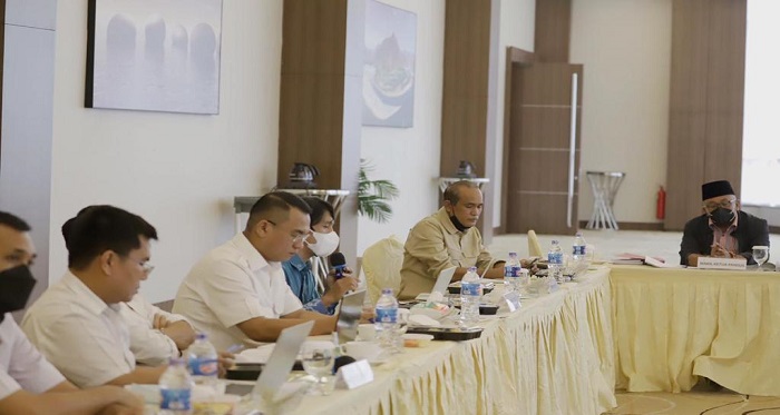 Suasana Rapat Pembahasan RPJMD 2021 - 2026