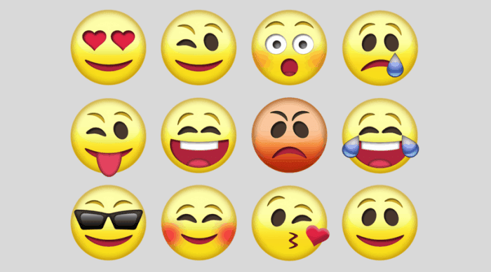 speech therapy facial expressions emojis