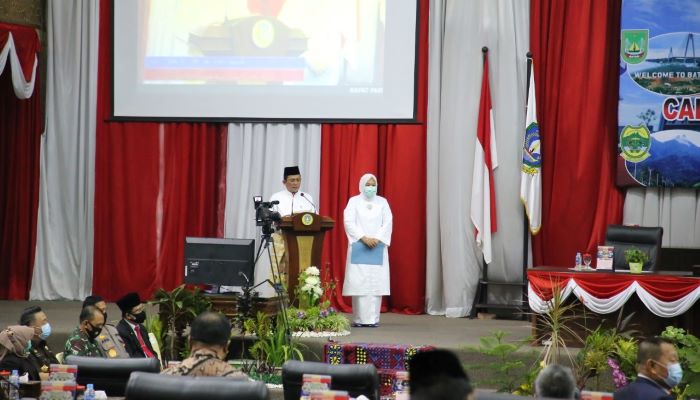 Paslon Nomor Urut 3 Saat Menyampaikan Visi Misi