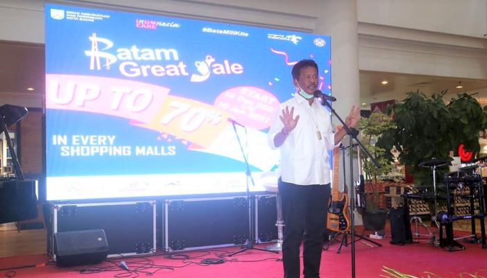 Wali Kota Batam, Muhammad Rudi Saat Menyampaikan Sambutannya