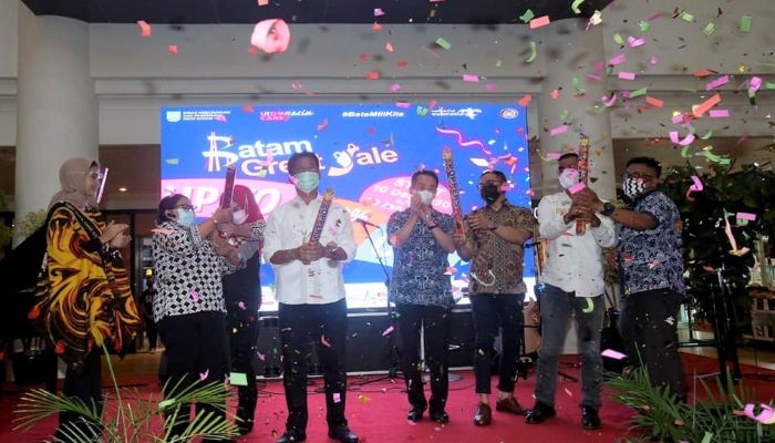 Wali Kota Batam, Muhammad Rudi Saat Pembukaan Batam Great Sale 2020