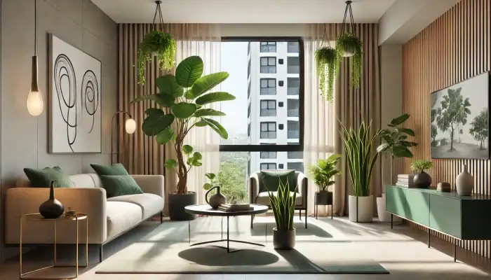 Cách Bài Trí Cây Cảnh Trong Phòng Khách Hợp Phong Thủy