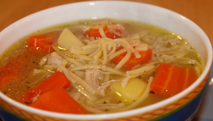 https://www.allrecipes.com/recipe/26460/quick-and-easy-chicken-noodle-soup/