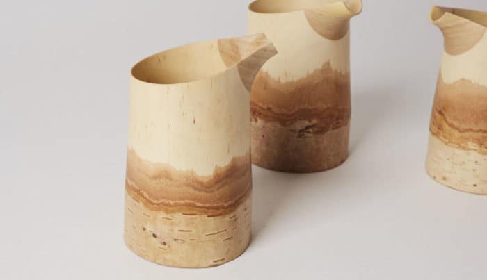 birch sake jugs