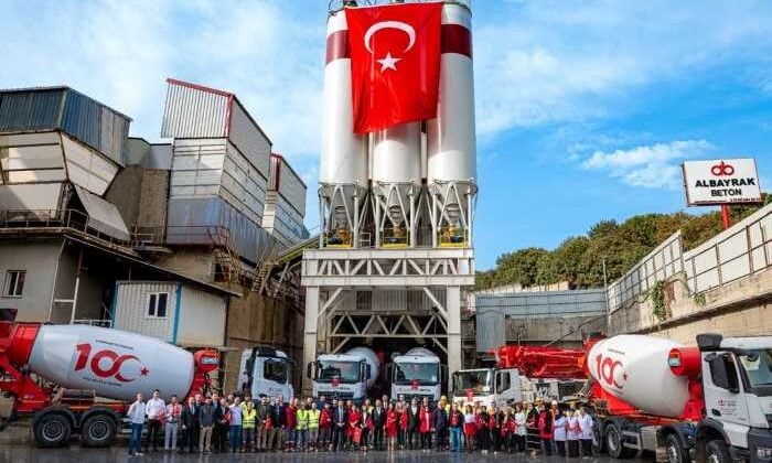 Albayrak Beton’un, metro projelerine üretim yapacak tesisi faaliyete başladı