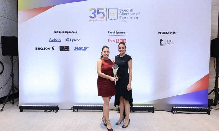 Systemair Türkiye, İsveç Ticaret Merkezi Derneği’nin 35. yıl kutlamasında “Sürdürülebilirlikte Paydaş Katılımı Ödülü”ne layık görüldü