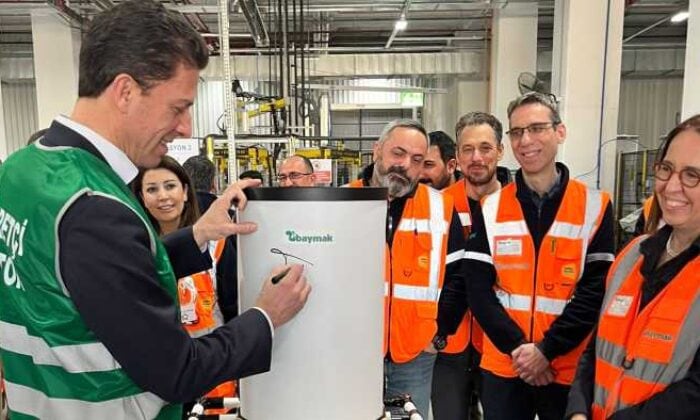 Baymak yeni boyler üretim hattını devreye aldı