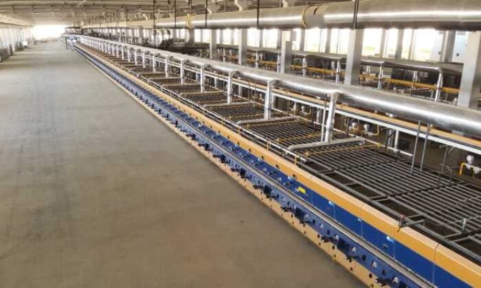 Bien, Çine Fabrikasında yeni bir dönemi başlattı: Dünyanın en uzun Slab fırını ateşlendi