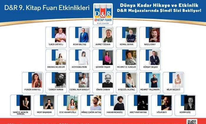 100’ü aşkın yazar ‘D&R Kitap Fuarı’nda