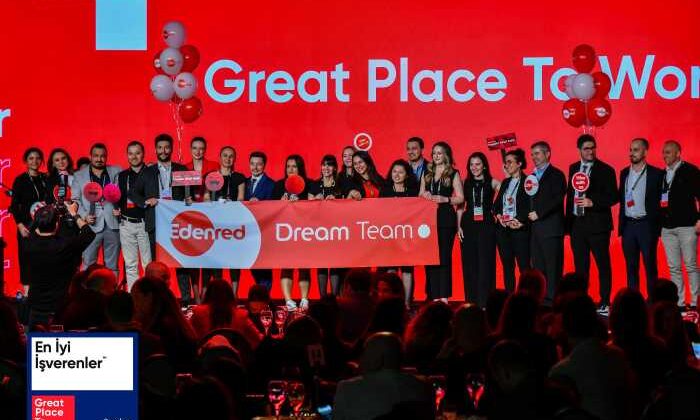 Edenred bir kez daha “Great Place To Work – Türkiye’nin en iyi işvereni” ünvanını aldı
