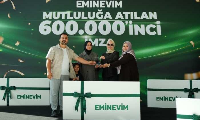 Eminevim’den 600 bininci  teslimatla tarihi rekor