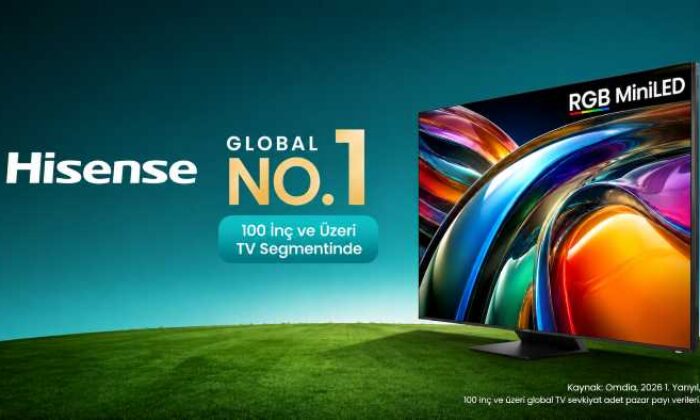 Hisense, 100 inç ve üzeri TV sevkiyatlarında dünya lideri oldu