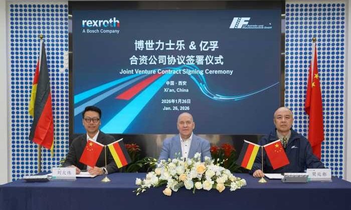 Bosch Rexroth, Çin’de Xi’an IF Intelligent Equipment ile ortak girişim anlaşması imzaladı