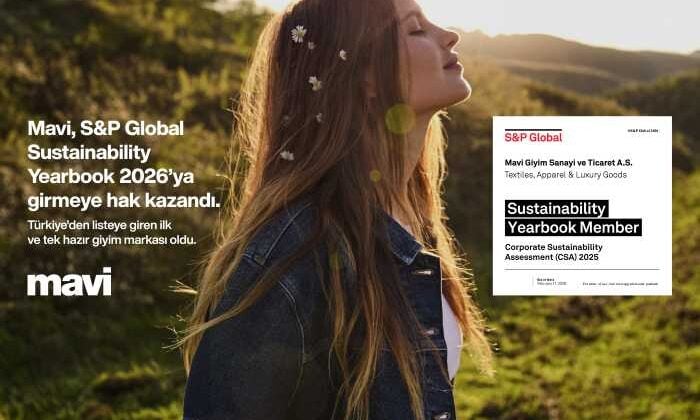 Mavi, S&P Global Sustainability Yearbook 2026’ya girmeye hak kazandı
