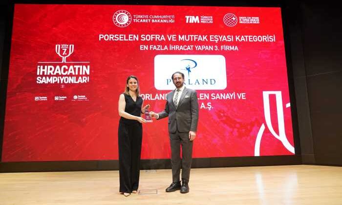 Porland, 7. İhracatın Şampiyonları ödül töreni’nde 2 ödül birden kazandı