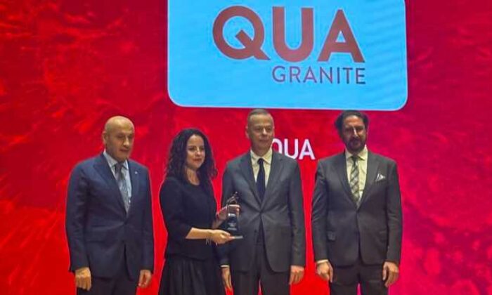 QUA Granite, İhracatın Şampiyonları arasında yerini aldı