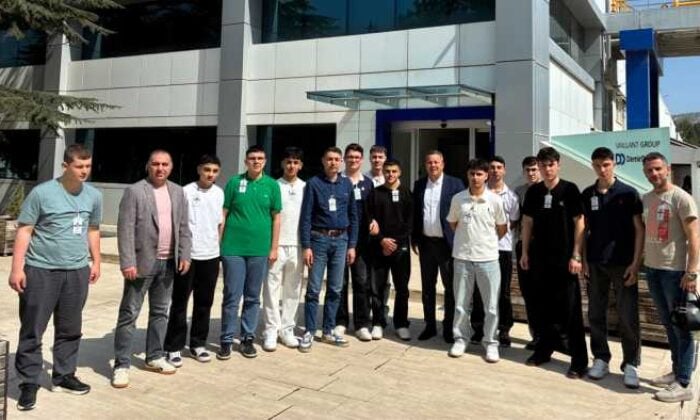 Geleceğin teknisyenleri Bozüyük tesislerinde