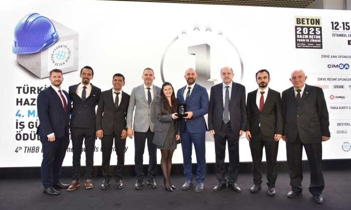 Türkiye Hazır Beton Birliğinin 4. Mavi Baret İş Güvenliği Ödülleri sahiplerini buldu