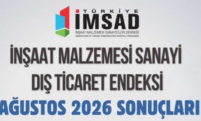 İnşaat malzemesi sanayisi ağustos ayında 1,75 milyar dolar dış ticaret fazlası verdi