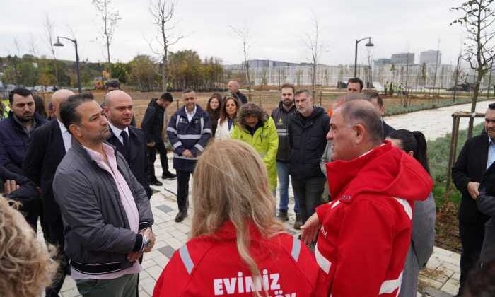 Nuri Aslan Ayamama Yaşam Vadisi’nde çalışmaları yerinde inceledi