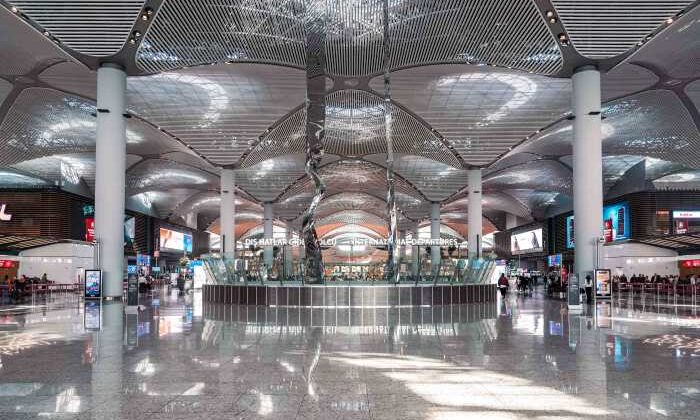 İGA İstanbul Havalimanı’nın merkezi dev sanat eseri ile buluştu