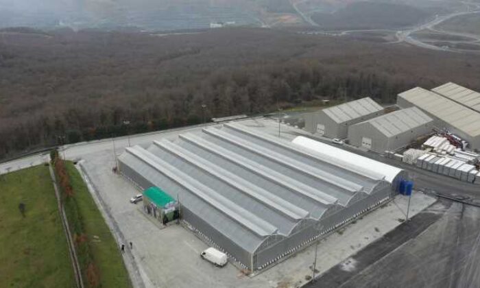 Çöp gazı elektriğe, ısı fideye dönüştü