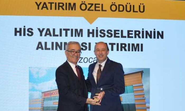 İzocam, Yalıtım Sektörü Başarı Ödülleri 2025’te “Yatırım Özel Ödülü’nü evine taşıdı