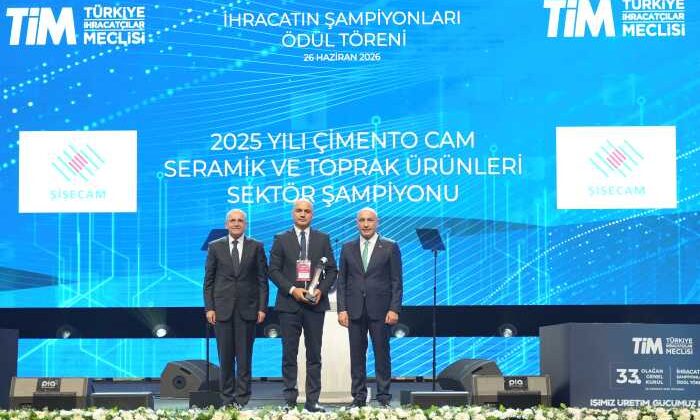 Şişecam “İhracat Şampiyonu” oldu