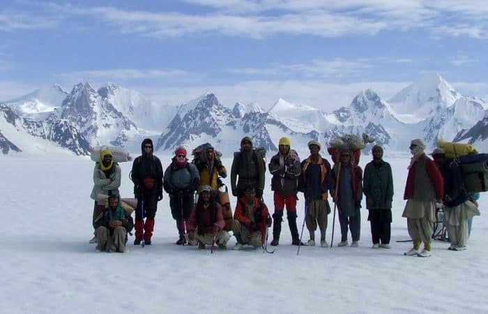 Snow lake and Hispar La trek