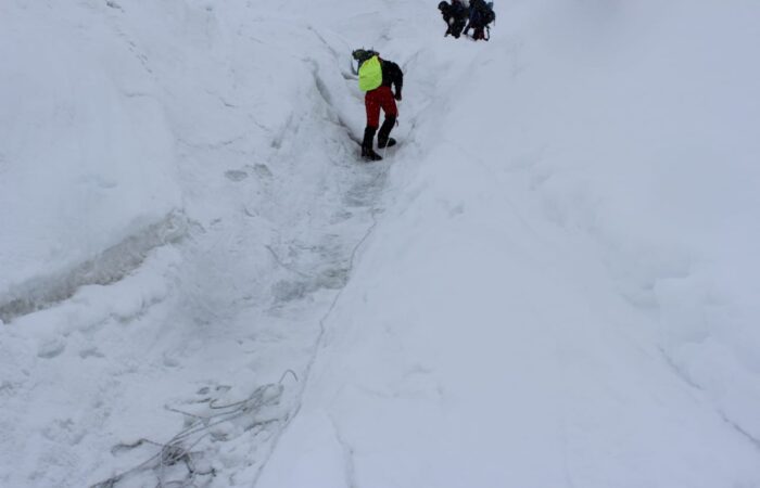 Crossing Hispar la Pass.