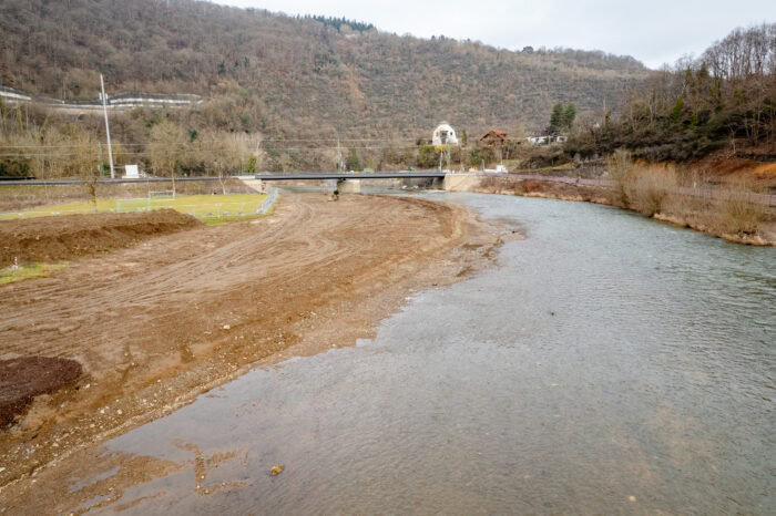 Luftaufnahme Altenburg Gewässerwiederherstellung