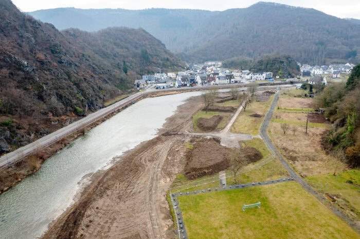 Luftaufnahme Altenburg Gewässerwiederherstellung