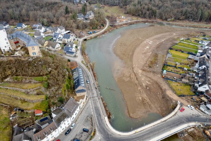 Luftaufnahme Kreuzberg Gewässerwiederherstellung